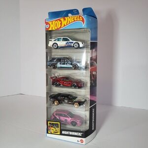 Hot Wheels Night Burnerz 5 Pack Ford Sierra Toyota GR Supra NIB